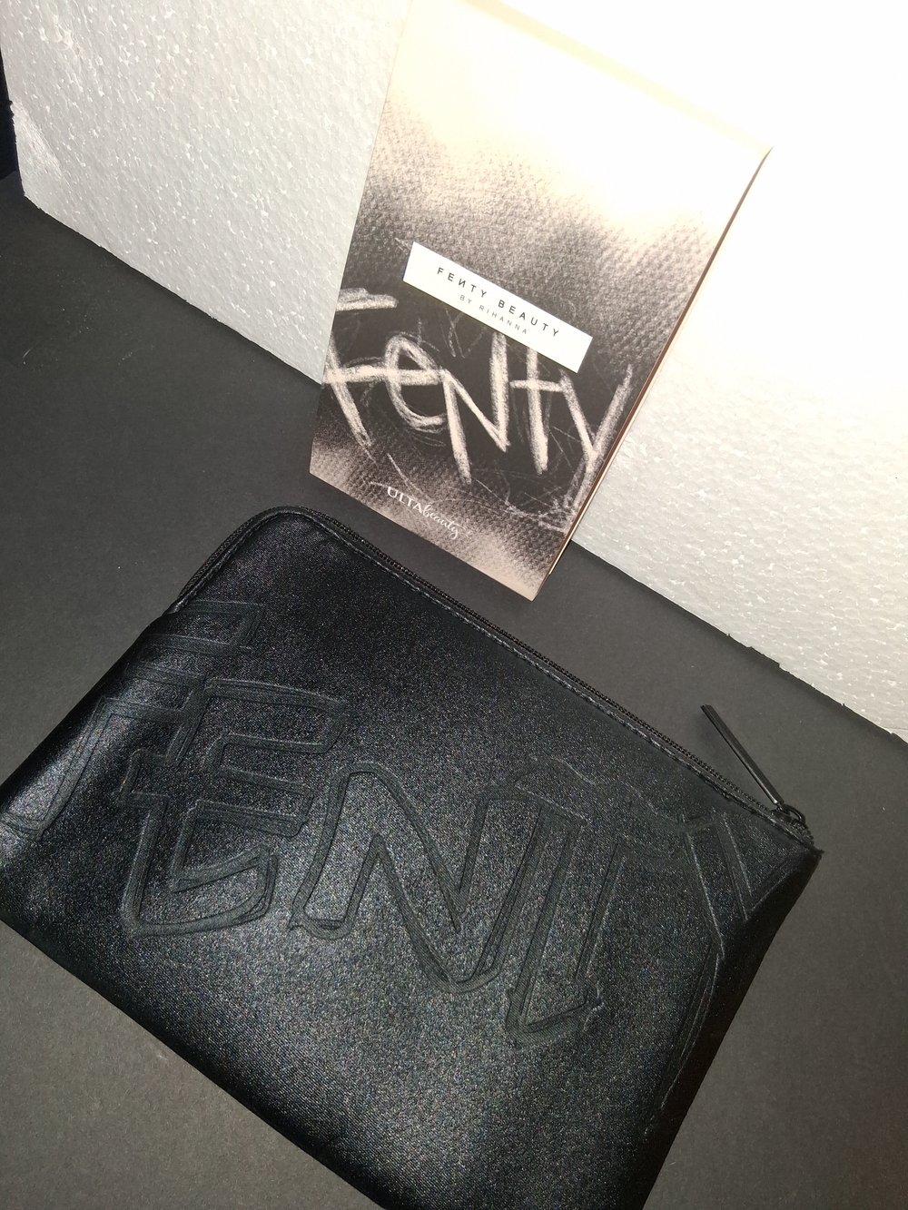 NEW Fenty Beauty x Ulta Black Cosmetic Makeup Pouch